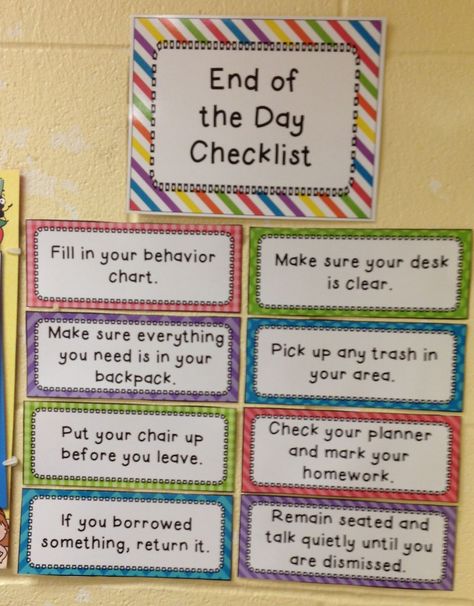 4th grade anchor charts for rules and procedures - Yahoo Image Search Results Classroom Cleaning Checklist, Day Checklist, Check Lists, Study Hall, Classroom Procedures, Classroom Behavior Management, Classroom Organisation, 4th Grade Classroom, 3rd Grade Classroom