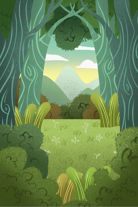 Environmentally friendly, low carbon, green, travel, play, background, forest, plants, fresh Cute Forest Background, Background Forest Illustration, Go Green Poster Drawing, Illustration Background Ideas, Planting Background, Forest Background Drawing, Forest Background Illustration, Forest Graphic Design, Planting Illustration