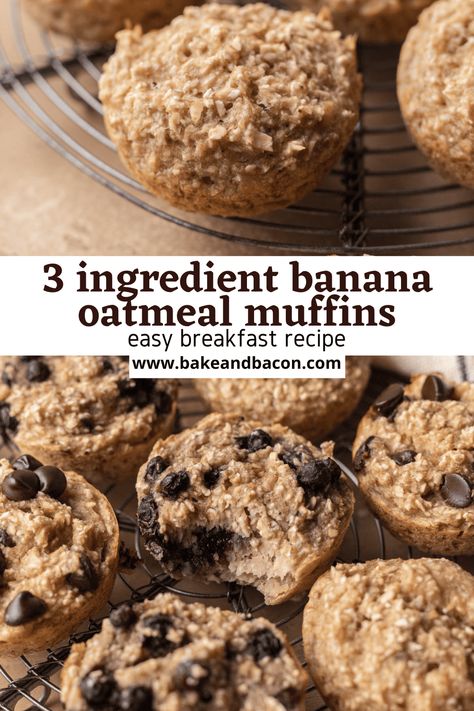 3 Ingredient Banana Oatmeal Muffins, 3 Ingredients Banana Muffins, Oatmeal Muffins Banana, 2 Ingredient Banana Muffins, 3 Ingredients Muffins, 3 Ingredient Muffins Banana, 3 Ingredient Oatmeal Muffins, Oatmeal Banana Muffins 3 Ingredient, Simple Banana Oatmeal Muffins