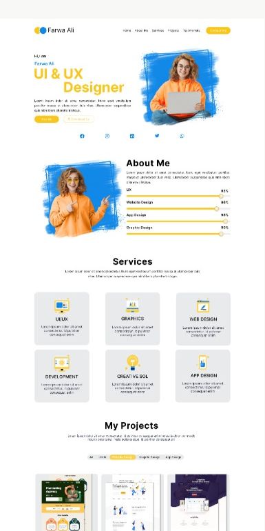 #Web_Design_Personal_Website #Website_Design_Portfolio_Layout #Personal_Portfolio_Design_Layout #Landing_Page_Portfolio_Design Portfolio Website Design Inspiration, Portfolio Landing Page, Ux Portfolio, Figma Design, Adaptive Design, Studio Visit, Portfolio Website Design, Work Skills, Web Ui Design