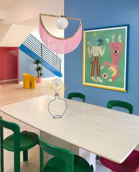 Dining Table Green, Pastel Feed, Pastel Interior, Danish Interior, Pastel House, Pink Cushions, Retro Home, Eclectic Decor, Objects Design