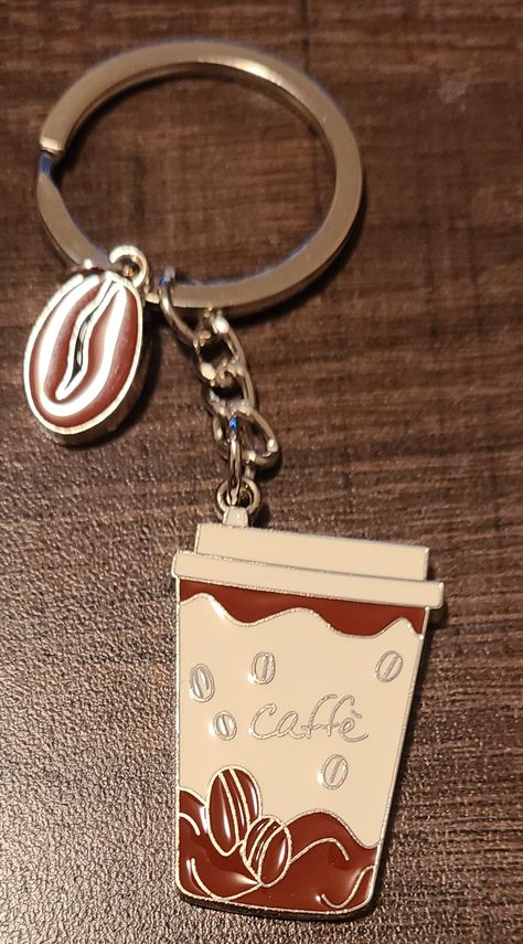 Hairdresser Keychain, Hippie Bus, Coffee Bean, Nail Tech, Buses, Coffee Beans, Coffee Cup, Keychains, Coffee Cups