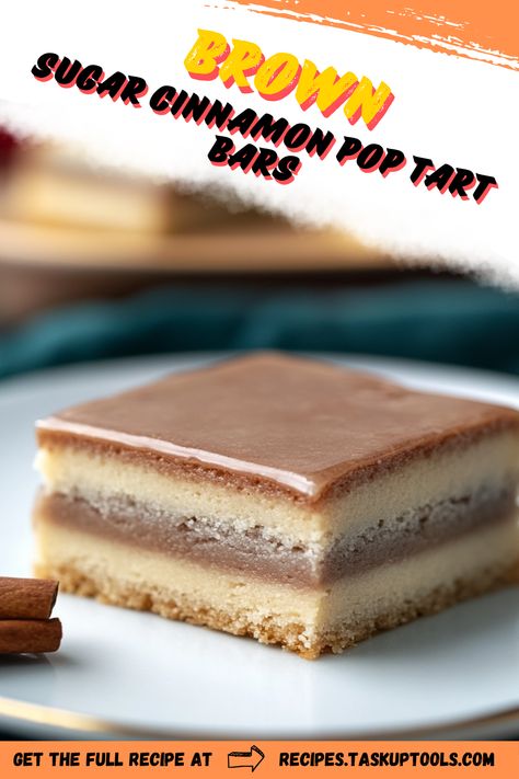 Indulge in the delightful fusion of sweet and spice with these homemade Brown Sugar Cinnamon Pop Tart Bars. Perfectly flaky pastry filled with a rich brown sugar and cinnamon mixture, these bars are an irresistible treat for any time of day. Whether enjoyed as a breakfast option, snack, or dessert, they capture all the nostalgic flavors of your favorite childhood pop tarts. Easy to make and even easier to enjoy, these bars are sure to become a family favorite. Discover the joy of baking with this simple Cinnamon Sugar Pop Tart Bars, Brown Sugar Pop Tart Bars, Pop Tart Pie, Brown Sugar Pop Tarts, Homemade Brown Sugar, Joy Of Baking, Pop Tart, Cinnamon Toast, Flaky Pastry