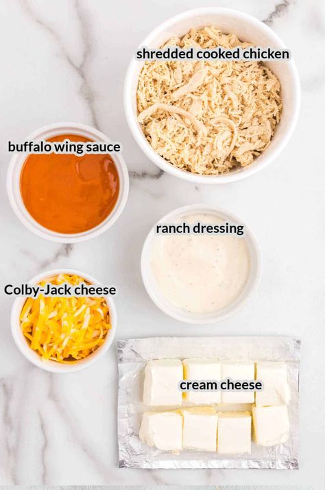 Buffalo Chicken Dip Microwave, Cream Cheese Chicken Dip, Crock Pot Buffalo Chicken Dip, Crockpot Buffalo Chicken Dip, Buffalo Chicken Dip Oven, Baked Buffalo Chicken Dip, Crock Pot Buffalo Chicken, Chicken Wing Dip, Buffalo Ranch Chicken