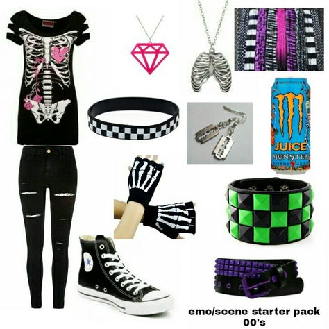 Emo Starter Pack, Emo Look, Scene Aesthetic, Emo Scene, Starter Pack