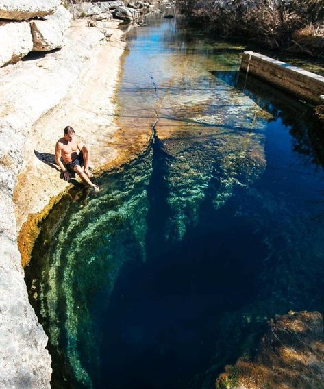 Jumping into Jacob's Well 💦 Austin, Texas Mind Blowing Pictures, Jacobs Well, Types Of Sharks, Luxury Boat, Shark Swimming, Blue Hole, Nature Architecture, Porto Rico, Swimming Holes