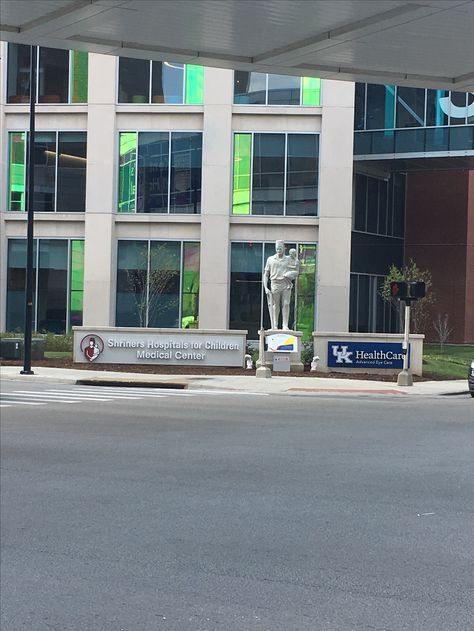 The outside of the one of the children's hospitals. Hospital Outside, Medical Center, Childrens Hospital, Multi Story Building, The Outsiders, Medical