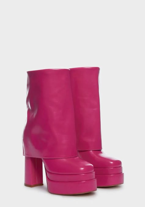 Pink Heeled Boots, Bratz Heels, Cozy Mood, Pink Stilettos, 2023 Halloween, Boots Combat, Shoes Heels Classy, Azalea Wang, Chic Heels