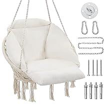 Hanging Chairs For Bedrooms, Swinging Chairs, Bedroom Swing, Macrame Hanging Chair, Hanging Seats, Macrame Hammock, Macrame Swing, Hanging Chairs, Indoor Hammock