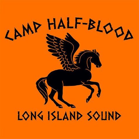 Camp Half Blood real logo. Percy Jackson Party, Camp Half Blood Shirt, Camp Half Blood Cabins, Percy Jackson Wallpaper, Zio Rick, Camp Jupiter, Long Island Sound, Magnus Chase, Arte Dc Comics