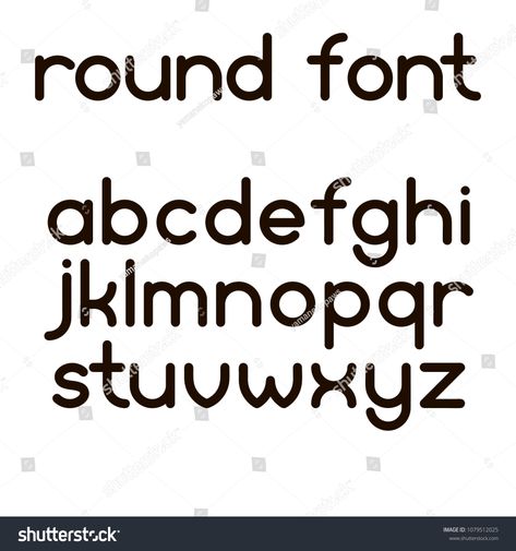 Simple round font lowcase letters font#Simple#letters#lowcase Font Simple, Round Font, Letter Vector, Round Logo, Airpod Case, Lettering Fonts, Stock Vector, Typography, Royalty Free