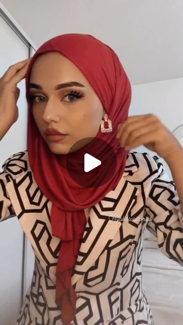 How To Style A Head Scarf, Turban Style Tutorial, Hijab Scarf Styles, Turban Hijab Tutorial, Hijab Styles For Party, Turban Mode, Tie A Turban, New Hijab Style, Hijab Turban Style