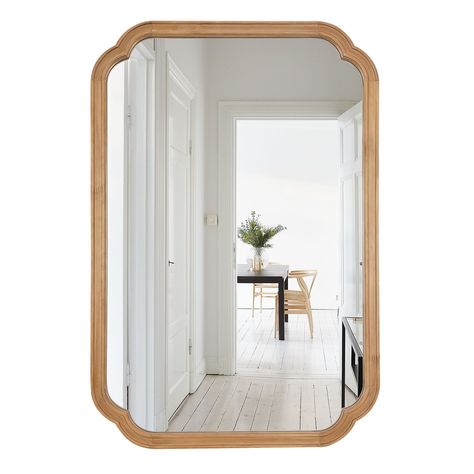 Open Menu Fun Kids Bathroom Mirror, Bathroom Wooden Mirror, Wood Vanity Mirror, Wood Bathroom Mirror, Mirror With Wood Frame, Bathroom Flip, Wood Mirror Bathroom, Arch Wall Mirror, Farmhouse Wall Mirrors