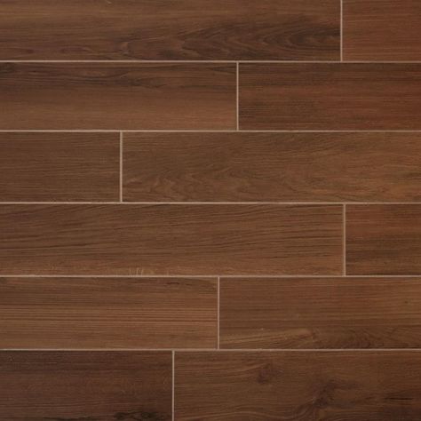 TRUE PORCELAIN CO. Shenandoah Mahogany 6-in x 36-in Glazed Porcelain Wood Look Tile in the Tile department at Lowes.com Porcelain Kitchen Sink, Wood Wall Tiles, Wood Ceramic Tiles, Plank Tiles, Tile Wood, Ceramic Floor Tile, Wood Floors Wide Plank, Wood Tile Floors, Wooden Tile