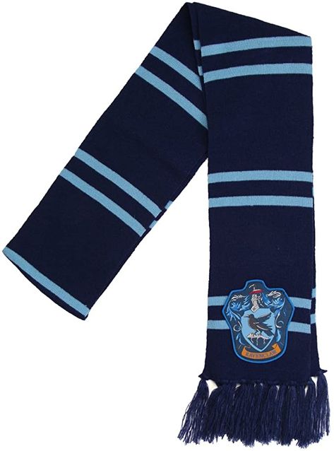 Ravenclaw Shirt, Ravenclaw Scarf, Hogwarts Ravenclaw, Hogwarts Shirt, Winter Scarf Fashion, Harry Potter Universal Studios, Outfit Aesthetics, Ravenclaw House, Harry Potter Scarf