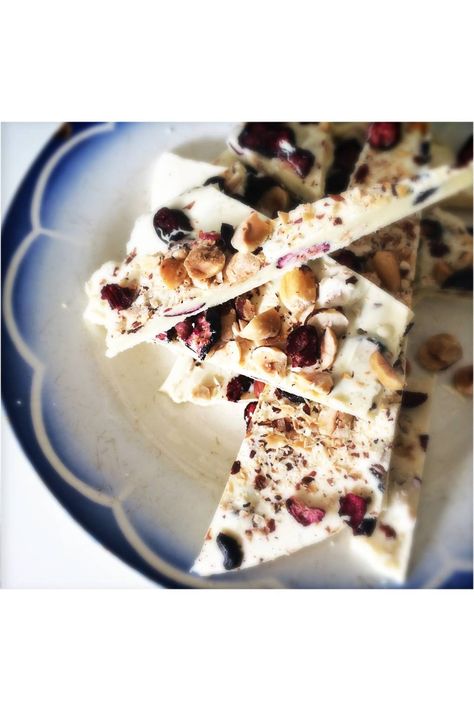 Recipe: White Chocolate Shards White Chocolate Shards, London Bakery, Claire Ptak, Chocolate Shards, Grain Free Snacks, Violet Cakes, Food Is Medicine, White Chocolate Bark, Become Your Best Self