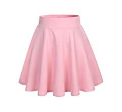 Casual Mini Skirt, Pink Skater Skirt, Flared Skater Skirt, Womens Tulle Skirt, Womens Pleated Skirt, 50s Fashion Dresses, Mini Skater Skirt, Spring Skirts, Rockabilly Dress