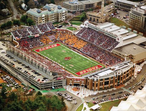 Alumni Stadium, Boston College College Tailgating, Stadium Architecture, College Lifestyles, Baseball Park, Stadium Design, Oregon State Beavers, Sports Stadium, College Aesthetic, Boston College