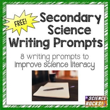 Secondary Science Writing Prompts Sampler Science Writing Prompts, Free Writing Prompts, Science Literacy, Teaching Secondary, Procedural Writing, Science Writing, Secondary Science, Picture Writing Prompts, Earth And Space Science