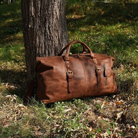 Duffle Bag Men, Leather Duffle Bag Men, Classic Leather Bag, Leather Briefcase Bag, Leather Holdall, Holdall Bag, Soft Leather Bag, Leather Travel Bag, Leather Laptop Bag