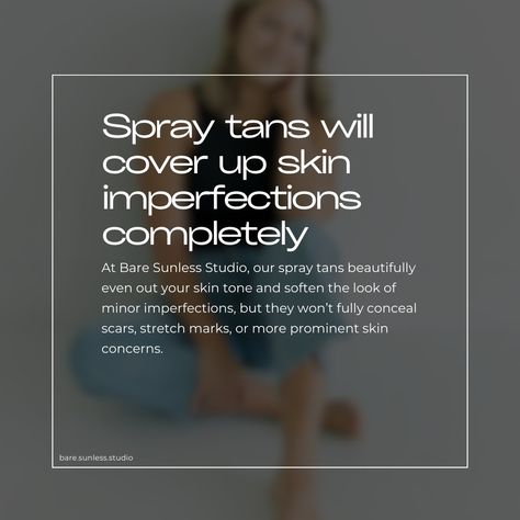 ✨Myths vs. Facts: Spray Tan Edition! ✨ Let's clear up some common misconceptions about spray tans and get you glowing with confidence! - - - - #BareSunlessStudio #SprayTanMyths #TanForEveryBody Spray Tan Shades, Spray Tan Business Marketing, Myths Vs Facts, Tan Shades, Organic Spray Tan, Tan Instagram, Spray Tan Business, Spray Tan, Skin Imperfection