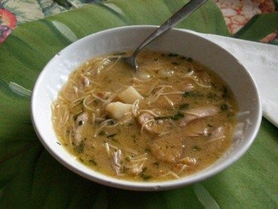 Chicken Soup Recipe: Cuban-style - My Big Fat Cuban Family Cuban Chicken Soup, How To Cook Plantains, Cuban Chicken, Cold Remedy, Cuban Dishes, Latin Recipes, Cuban Cuisine, Cuban Style, Cuban Food