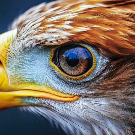 Eagle Eye. A Close Look at the Vision of the King of Birds. AI Generative Eagle Eyes, Animal Inspiration, Eagle Eye, The Eagle, Backdrops Backgrounds, The Vision, Reference Photos, Eye Drawing, Painting Projects