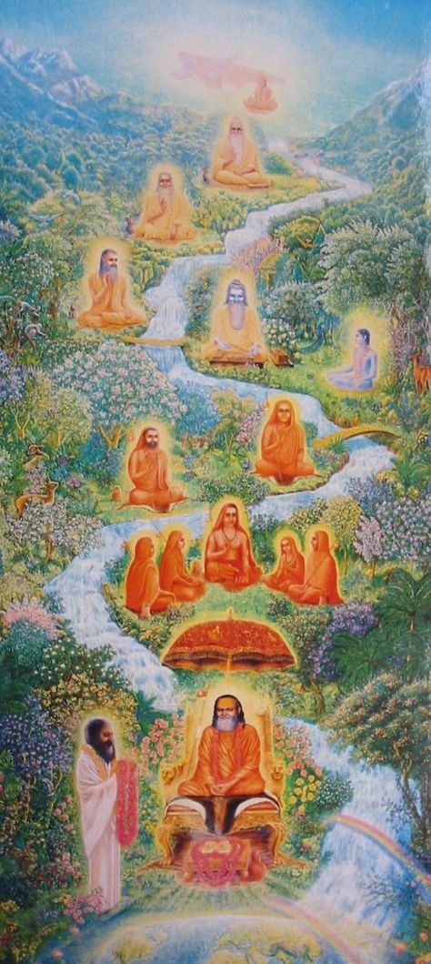 Sri Sri Ravi Shankara -::- Lineage tracing back Maharesh Mahesh Yogi & other Holy Gurus & Saints Meditation In Hindi, Sudarshan Kriya, Meditation Pictures, Mahavatar Babaji, All God Images, Maharishi Mahesh Yogi, Spiritual Pictures, Ravi Shankar, Saints Of India