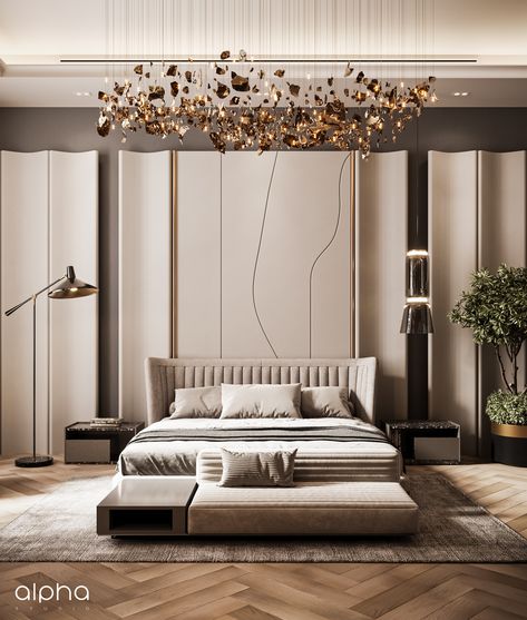 Modern Contemporary Bedroom Luxury Master Suite Layout, Modern Contemporary Bedroom Luxury Master Suite, Luxury Master Suite, Luxe Bedroom, Luxury Modern Homes, Sleek Furniture, Neo Classic, Bedroom Decor Design, Luxury Rooms