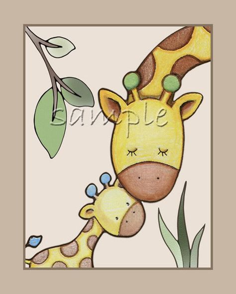 Baby love.Jungle Animal nursery art. elephant,monkey Jungle Elephant, Animal Nursery Art, Nursery Art Decor, Ideas Clothes, Baby Painting, Kids Canvas, Pola Sulam, Elephant Nursery, Art N Craft