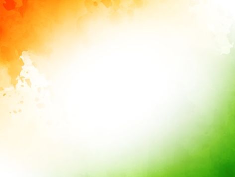 A green and orange background with a whi... | Premium Vector #Freepik #vector #india-flag #republic-day-background #india-background #happy-republic-day Green And Orange Background, Indian Tricolor, Green White Background, Indian Flag Colors, Independence Day Design, Patriotic Background, Birthday Background Design, Indian Flag Images, Decent Wallpapers