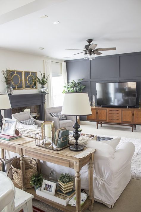 Houzz Living Room, Transitional Family Room, Family Room Makeover, Transitional Living, Living Room Trends, Transitional Living Rooms, Modern Transitional, Living Room Remodel, Design Del Prodotto