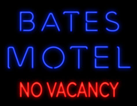 Horror Movie Tattoos, Halloween Patio, Cheap Lamps, Movie Tattoos, Horror Pictures, Bates Motel, Sign Writing, Neon Nights, Custom Neon