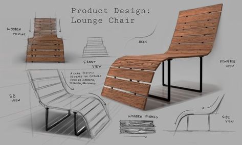 Concept product design sheet .A lounge chair for ur verandah, beside ur pool or on a beach under an umbrella Concept Product Design, Concept Product, Under An Umbrella, Design Sheet, Wooden Texture, Wooden Planks, Product Design, Lounge Chair, Outdoor Chairs