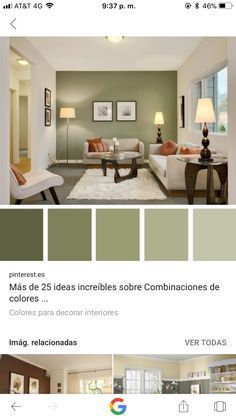 Wall Color With Beige Couch, Green Family Room Walls, Living Room Paint Ideas 2023, Home Interior Design Living Room Colour Schemes, Room Color Design, Living Room Wall Color, Bedroom Color Combination, Hiasan Bilik Tidur, Room Wall Colors