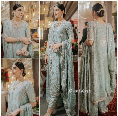 Bunto Kazmi, Mehandi Dress, Asian Wedding Dress Pakistani, Engagement Hairstyles, Pakistani Formal Dresses, Asian Wedding Dress, Fashion Design Dress, Ethnic Outfits, Mom Dress