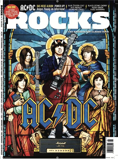 Acdc Poster, Black Stone Cherry, Acdc Angus Young, Ac Dc Rock, Acdc Angus, Blue Oyster Cult, Heavy Metal Art, Angus Young, Old Rock