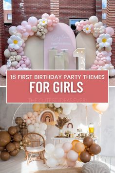 Birthday Ideas For 1 Year Girl, Unique Baby Birthday Party Themes, Magical One First Birthday, Easy First Birthday Theme, June 1st Birthday Girl, 1st Year Birthday Party Ideas, 1 Year Birthday Party Ideas Girl Theme, Birthday Ideas For Baby Girl 1st, Indoor 1st Birthday Party Ideas