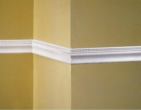 Cut Crown Molding, Ceiling Molding, Chair Rails, Stair Paneling, Chair Rail Molding, Miter Saws, Diy Wainscoting, Baseboard Molding, Recessed Medicine Cabinet