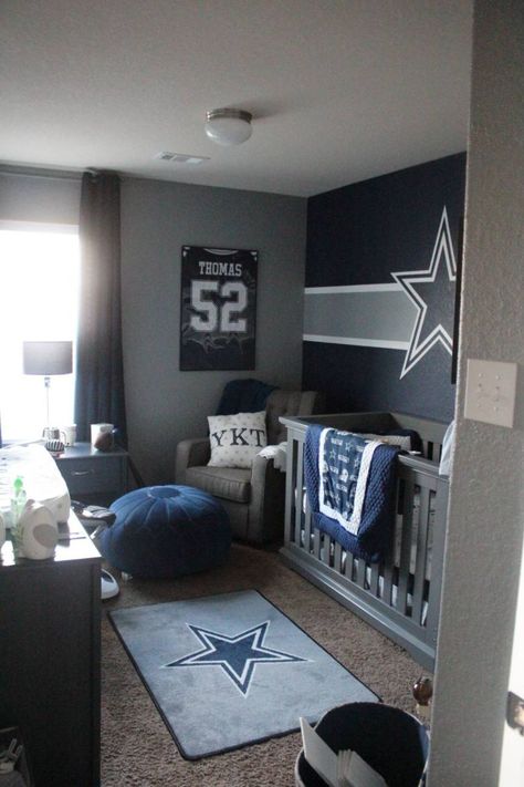 Dallas Cowboy Room Ideas, Dallas Cowboys Room Ideas, Cowboys Bedroom Ideas, Dallas Cowboys Bedroom Ideas, Dallas Cowboys Bedroom Target, Dallas Cowboys Locker Room, Aesthetic Brain, Dallas Cowboys Nursery, Nfl Watch Room