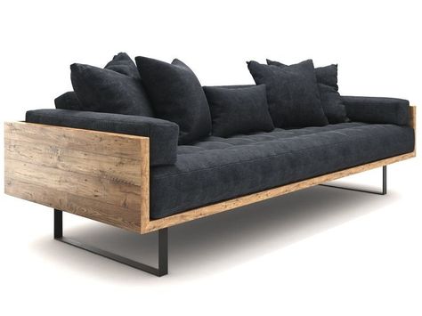 Sofa Wood Design, Wood Sofa Design, Sofa For Office, Wood Frame Couch, Modern Wood Sofa, Wood Frame Sofa, Sofas Ideas Living Room, Studio Sofa, Trendy Sofas