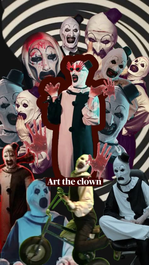 Art The Clown Fanart, Art The Clown Wallpaper, Slay Wallpapers, Creepy Wallpaper, Nails Animals, The Terrifier, Terrifier Art The Clown, Art The Clown Terrifier, Pumpkin Day