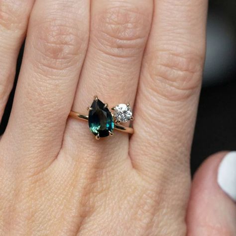 Two Stone Engagement Ring, Matching Ring Set, Two Stone Ring, Birthstone Engagement Rings, Round Cut Engagement Ring, Round Cut Engagement Rings, Dream Engagement Rings, Wedding Rings Vintage, Stone Engagement Rings