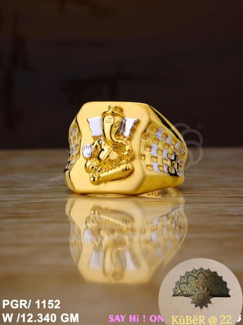 God Rings For Men Gold, Gold Rings For Men Indian Wedding, Gold Ring Designs For Men, Ring Designs For Men, Gents Gold Ring, Gold Rings For Men, Gold Jewellery India, Mens Ring Designs, Ring For Man