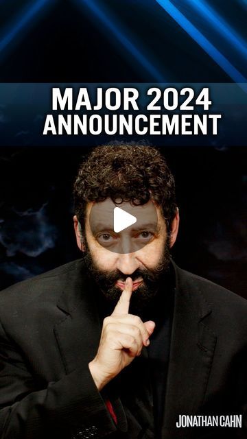 Jonathan Cahn on Instagram: "Jonathan Cahn is making a special announcement for 2024.   👉 Check out the link in bio for the full video   #JonathanCahn #endtimes #bignews #Prophetic #2024" Last Days Bible, Bible Messages, Ravi Zacharias, Jonathan Cahn, Study Topics, God Message, Bible Study Topics, Bible Stuff, Study Scripture