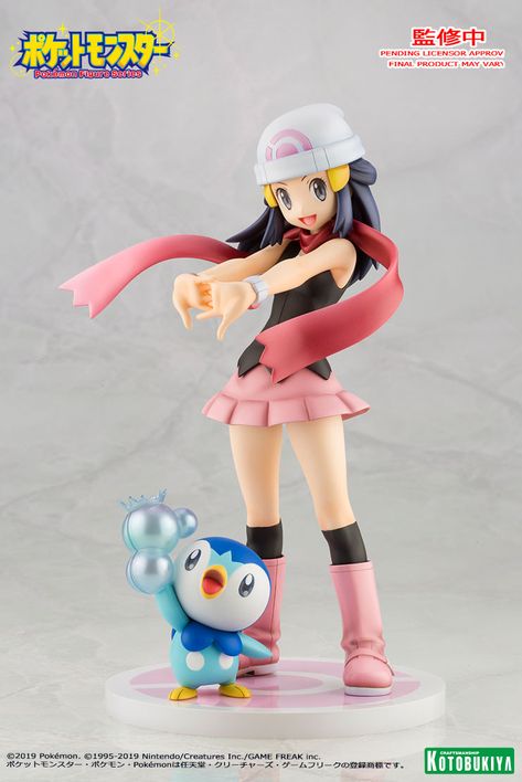 First Look At The Colored Pokemon ARTFX J Dawn And Piplup Figurine | NintendoSoup Pokémon Figures, Mega Lopunny, Pokemon Dawn, Pokemon Figures, Pokemon Series, Anime Figurine, Pokemon Pocket, 3d Figures, Pokemon Toy