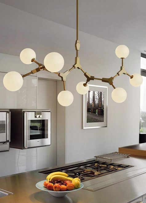 Hotel Chandelier, Golden Chandelier, Nordic Lamp, Nordic Living Room, Room Chandelier, Chandelier Bedroom, Dining Lighting, Chandelier In Living Room, Modern Glass