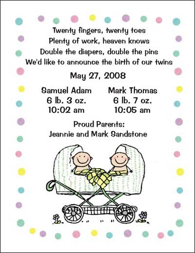 Twin Announcement Twin Birth Announcements, Twins Announcement, Birth Sampler, Pregnancy Labor, Maternity Photoshoot Outfits, Birth Announcement Boy, Birth Announcement Girl, Baby Birth Announcement, Twin Boys