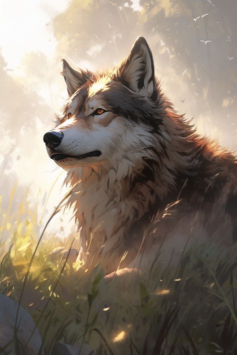 Source: Midjourney & Photoshop Wolf Dnd Art, Dire Wolf Fantasy Art, Dnd Wolves, Dire Wolf Dnd, Dire Wolf Art, Wolf Character Art, Dnd Wolf, Wolf Familiar, Grey Wolf Art