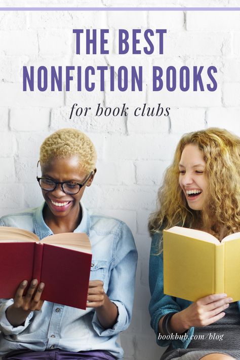 Your group will be talking long into the evening after choosing a read from this list of the best nonfiction books for book clubs. #books #nonfiction #bookclub Nonfiction Book Club Books, Best Nonfiction Books, Book Club Suggestions, Best Book Club Books, Historical Nonfiction, Book Club Questions, Books Nonfiction, Book Club Reads, Fiction Books Worth Reading